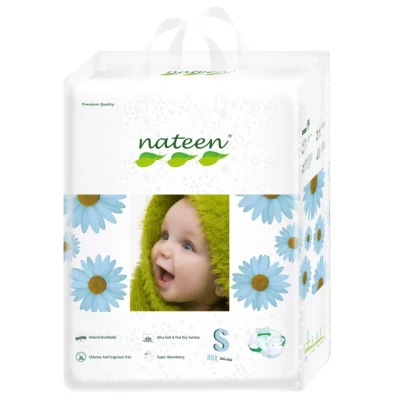 Scutece ecofriendly Nateen Nr.3 4-9 kg 72 buc.